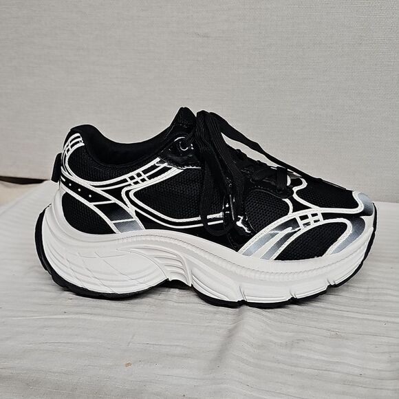 TAXI CLARA WOMENS PLATFORM SNEAKERS BFPM-03-033 - Picture 6 of 10